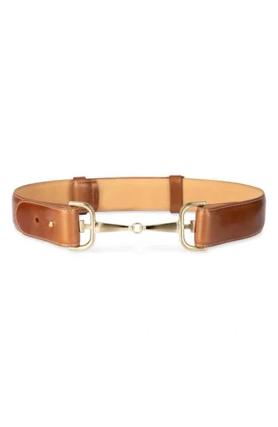 Sam Edelman Horsebit Buckle Leather Belt