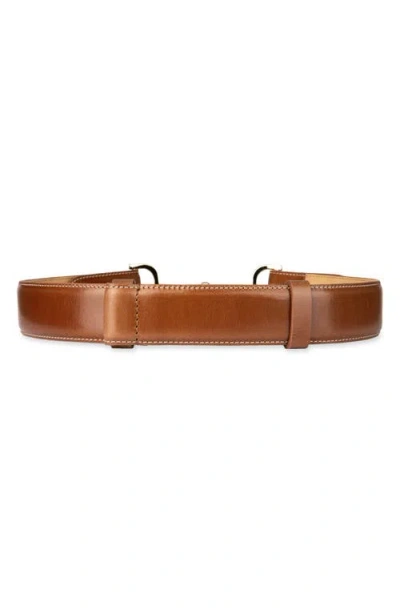 Sam Edelman Horsebit Buckle Leather Belt