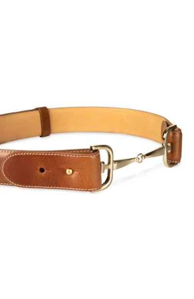 Sam Edelman Horsebit Buckle Leather Belt