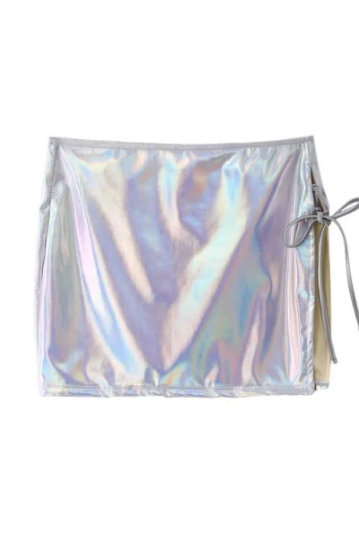 Lechery ® Lustrous Side-tie Mini Skirt
