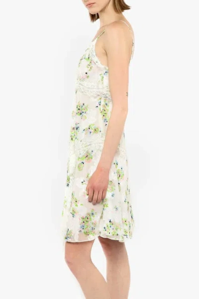 Anna Sui Rosies Posies Chiffon Slip Dress