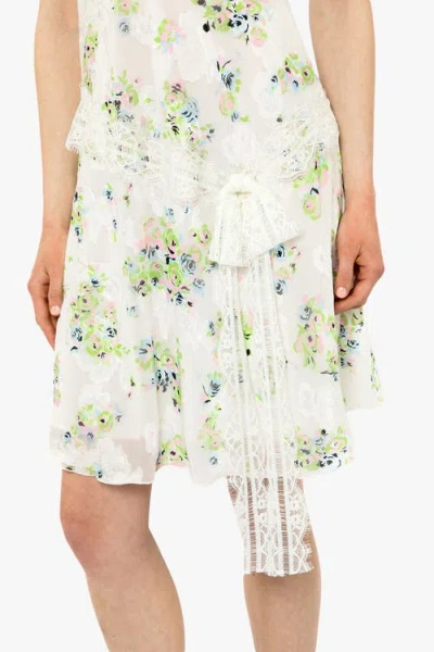 Anna Sui Rosies Posies Chiffon Slip Dress