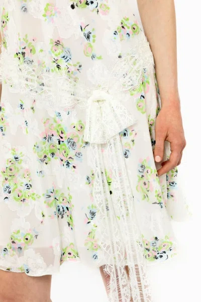 Anna Sui Rosies Posies Chiffon Slip Dress