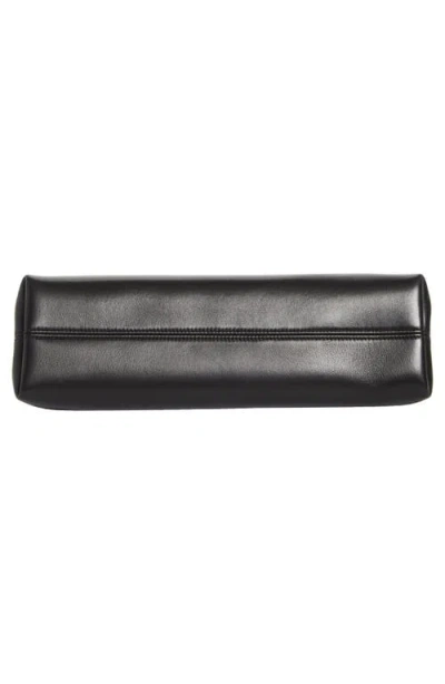 Jacquemus Womens Black La Pochette Salon Leather Clutch Bag