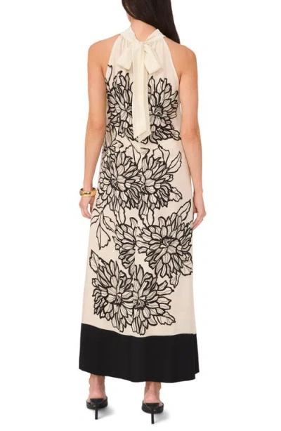Vince Camuto Placed Floral Challis Maxi Dress