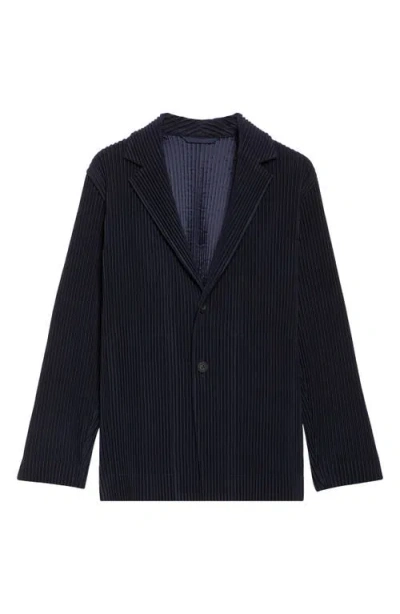 Issey Miyake Plissé Notched Blazer - Men's - Polyester