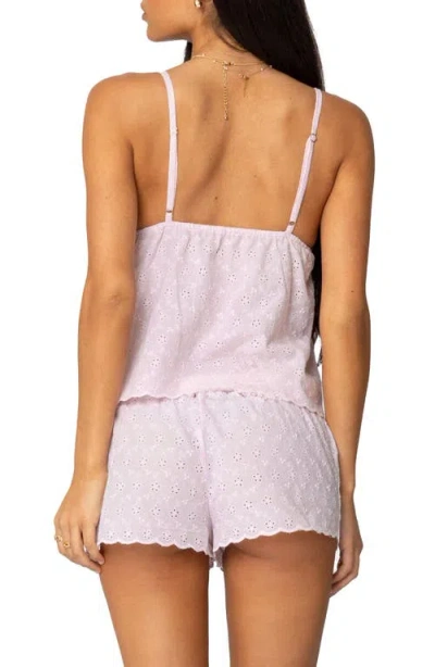 Edikted Talula Eyelet Babydoll Top