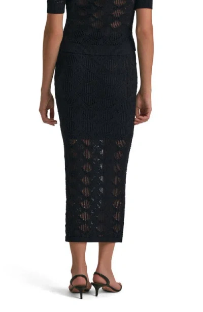 Favorite Daughter The Courtside Pattern Maxi Sweater Skirt