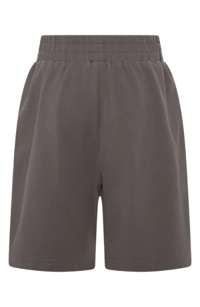 Tiny Tribe Kids' Check Accent Cotton Jersey Shorts