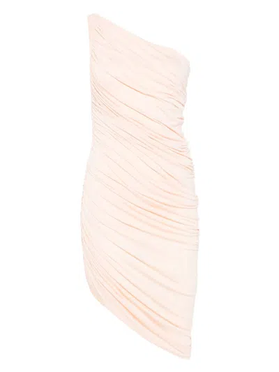Norma Kamali Diana Mini Dress In Pink