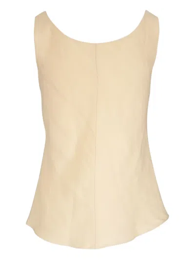 Peter Cohen Scoop-neck Sleeveless Top