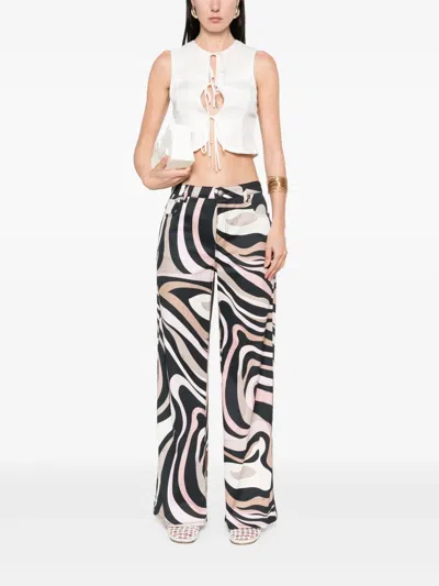 Pucci Marmo-print Trousers