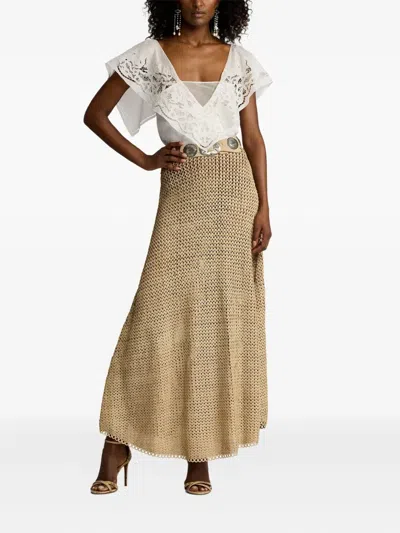 Ralph Lauren Lace-detail Top