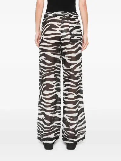 Attico White And Black Long Pant