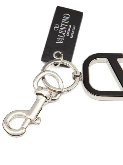 Valentino Vlogo Signature Metal Keychain