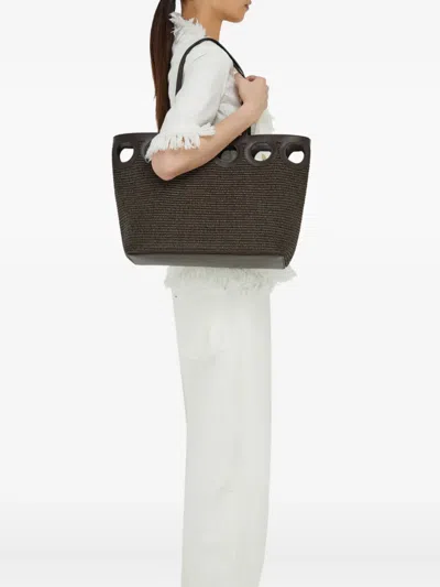 Ferragamo Large Raffia Tote Bag