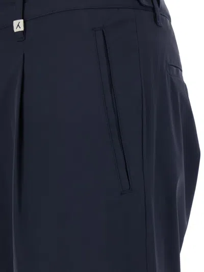 Myths Blue Pants With Logo On The Front And Details With Pence