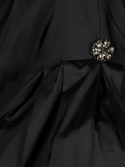 S Max Mara Dress With Puff Sleeves And Embellished Belt