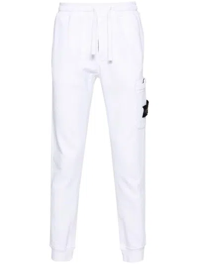 Stone Island Slim Fit Joggers With Pockets Organic Cotton Fleece