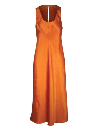 Vince Satin Midi Dress