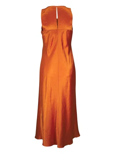 Vince Satin Midi Dress