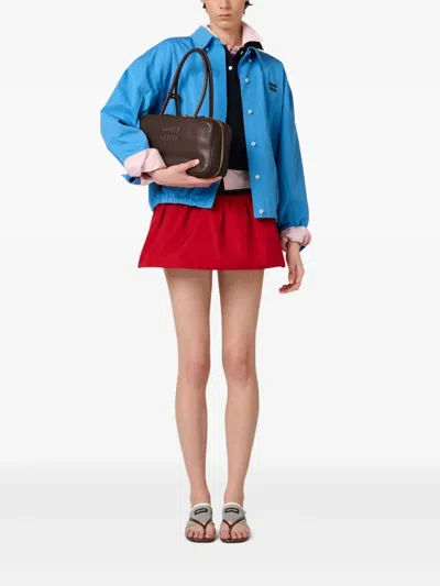 Miu Miu Poplin Blouson Jacket