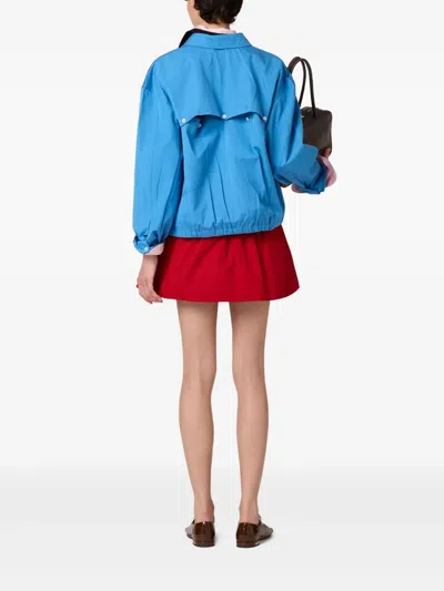 Miu Miu Poplin Blouson Jacket
