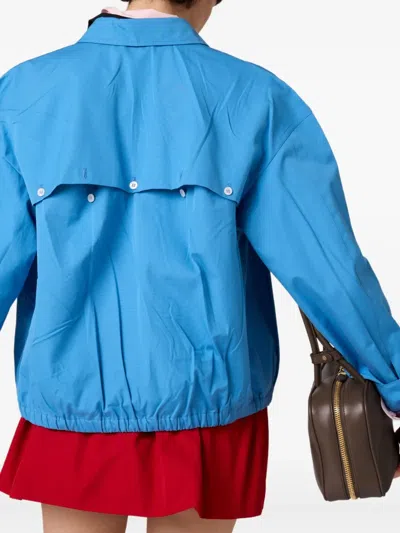 Miu Miu Poplin Blouson Jacket
