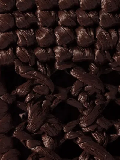 Miu Miu Raffia-effect Woven Handbag