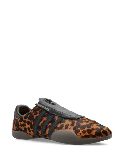Adidas Originals Taekwondo Mei Leather-trimmed Leopard-print Pony Hair Sneakers