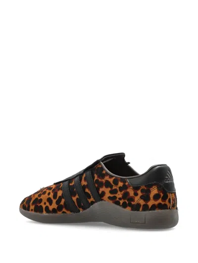 Adidas Originals Taekwondo Mei Leather-trimmed Leopard-print Pony Hair Sneakers