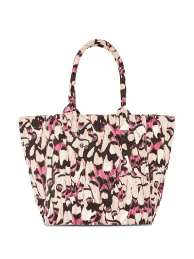 Isabel Marant Yenky Small Butterfly-print Canvas Tote Bag