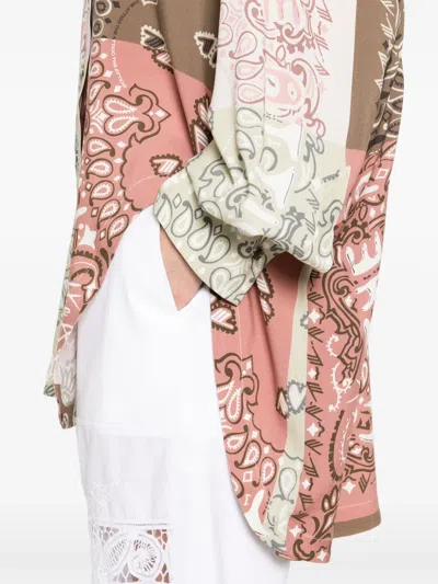 Attico Bandana-print Patchwork Shirt