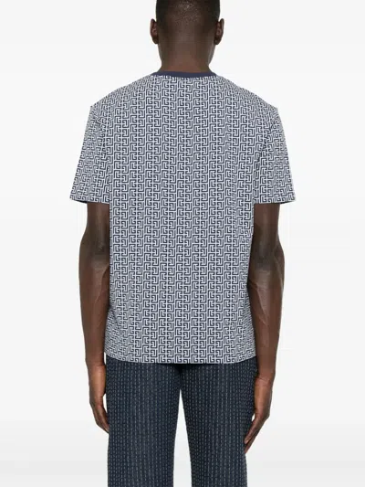 Balmain Pb Labyrinth-jacquard T-shirt