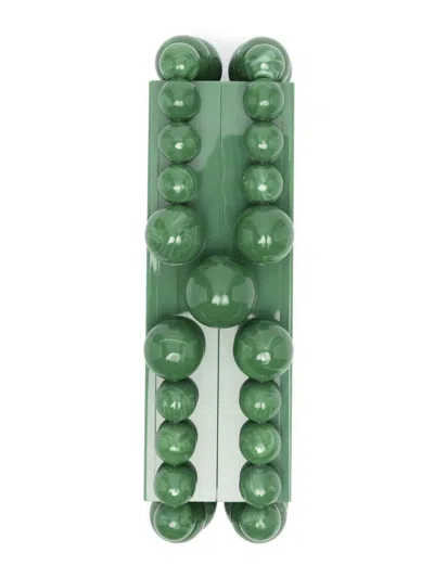 Cult Gaia Eos Beaded Acrylic Box Clutch