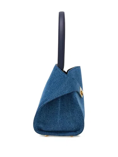 Ferragamo Small Hug Denim Shoulder Bag