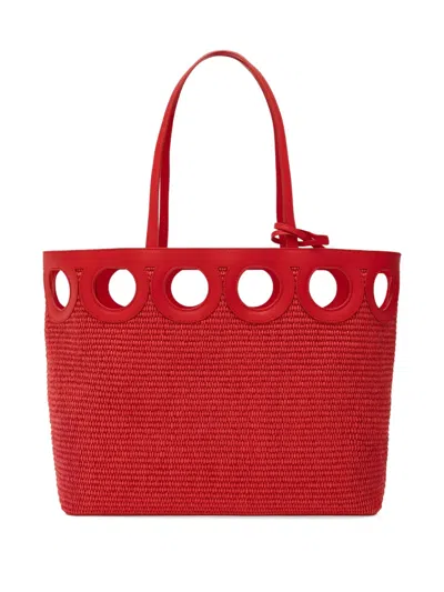 Ferragamo Large Raffia Tote Bag