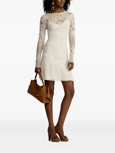 Ralph Lauren Mulberry Silk Mini Dress