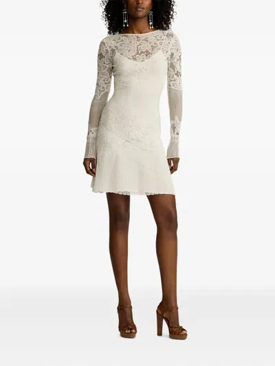 Ralph Lauren Mulberry Silk Mini Dress