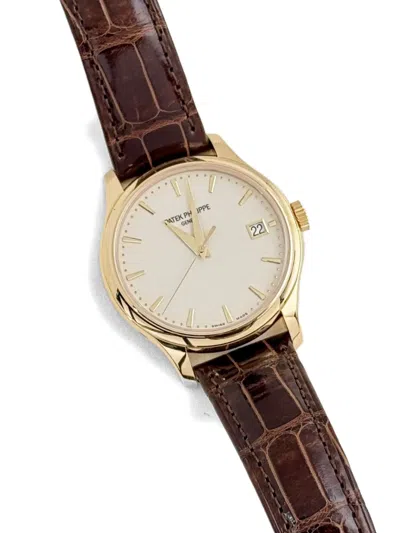 Pre-owned Patek Philippe 2022  Calatrava 39mm In White