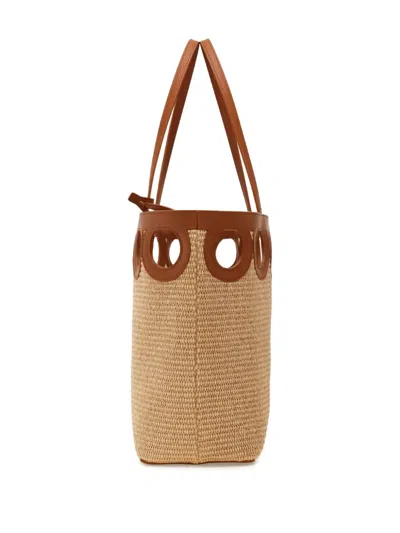 Ferragamo Large Raffia Tote Bag