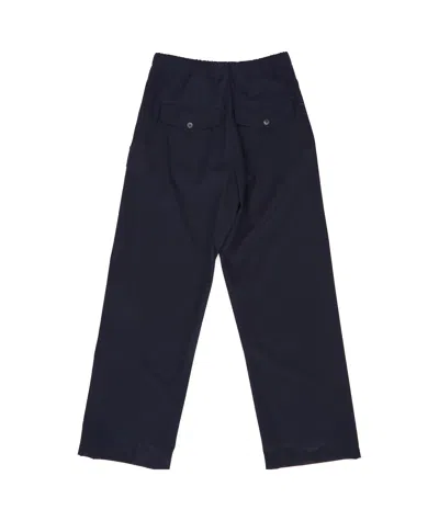 Dries Van Noten Elastic Waist Casual Pants In Blue
