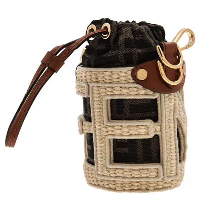 Fendi Drawstring Cross Body Bucket Bag