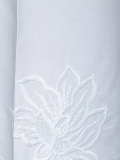 P.a.r.o.s.h Wide-leg Pants. Adjustable Drawstring Waist In White