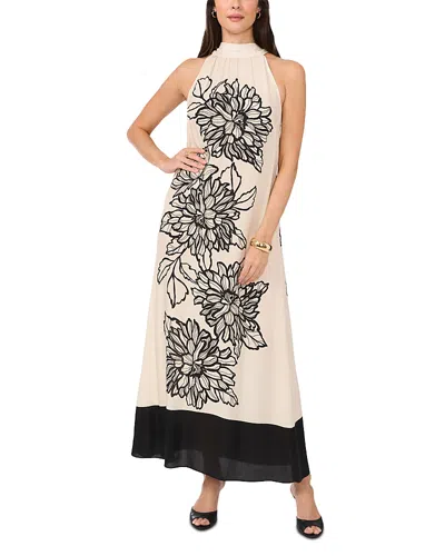Vince Camuto Placed Floral Challis Maxi Dress
