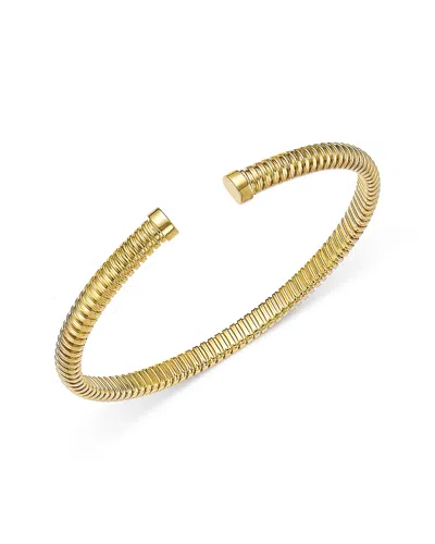 Bloomingdale's Fine Collection Tubogas Cuff Bangle Bracelet In 14k Yellow Gold