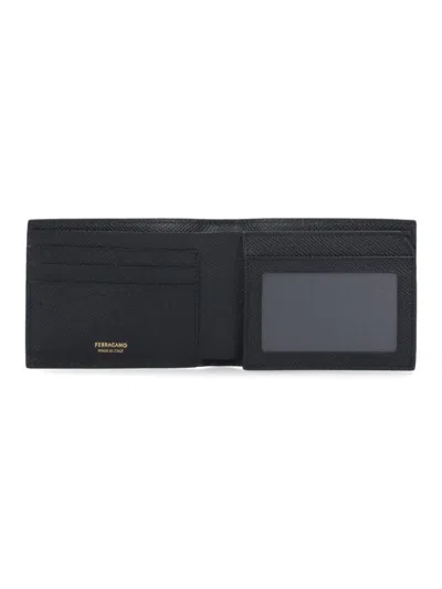 Ferragamo Gancio Wallets, Card Holders Black