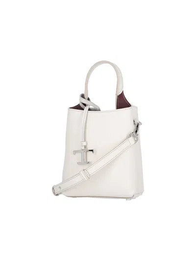Tod's Micro Logo Bag - White