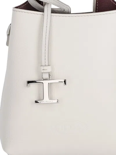 Tod's Micro Logo Bag - White