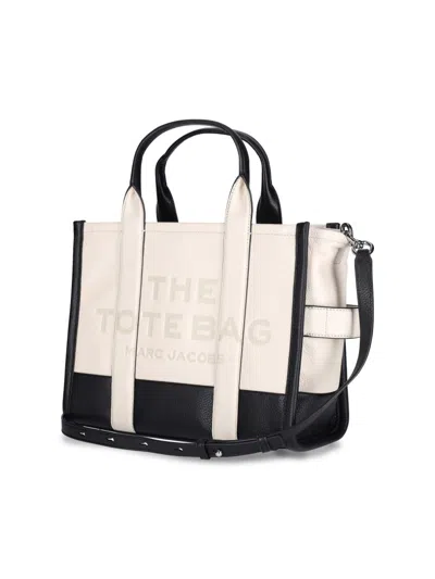 Marc Jacobs The Medium Tote Tote In White Leather